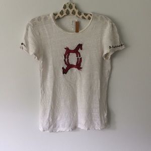 Free People Heirloom Linen Tee